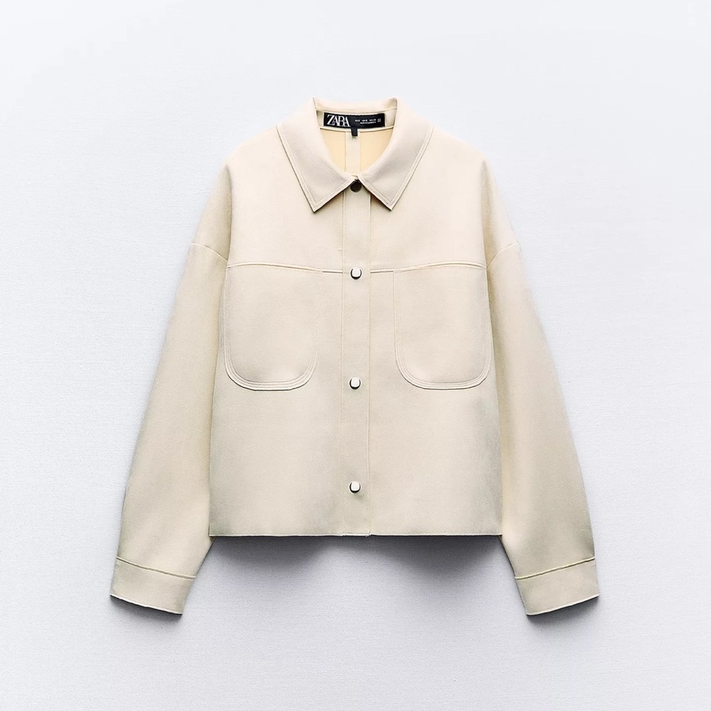 Zara Faux Suede Jacket